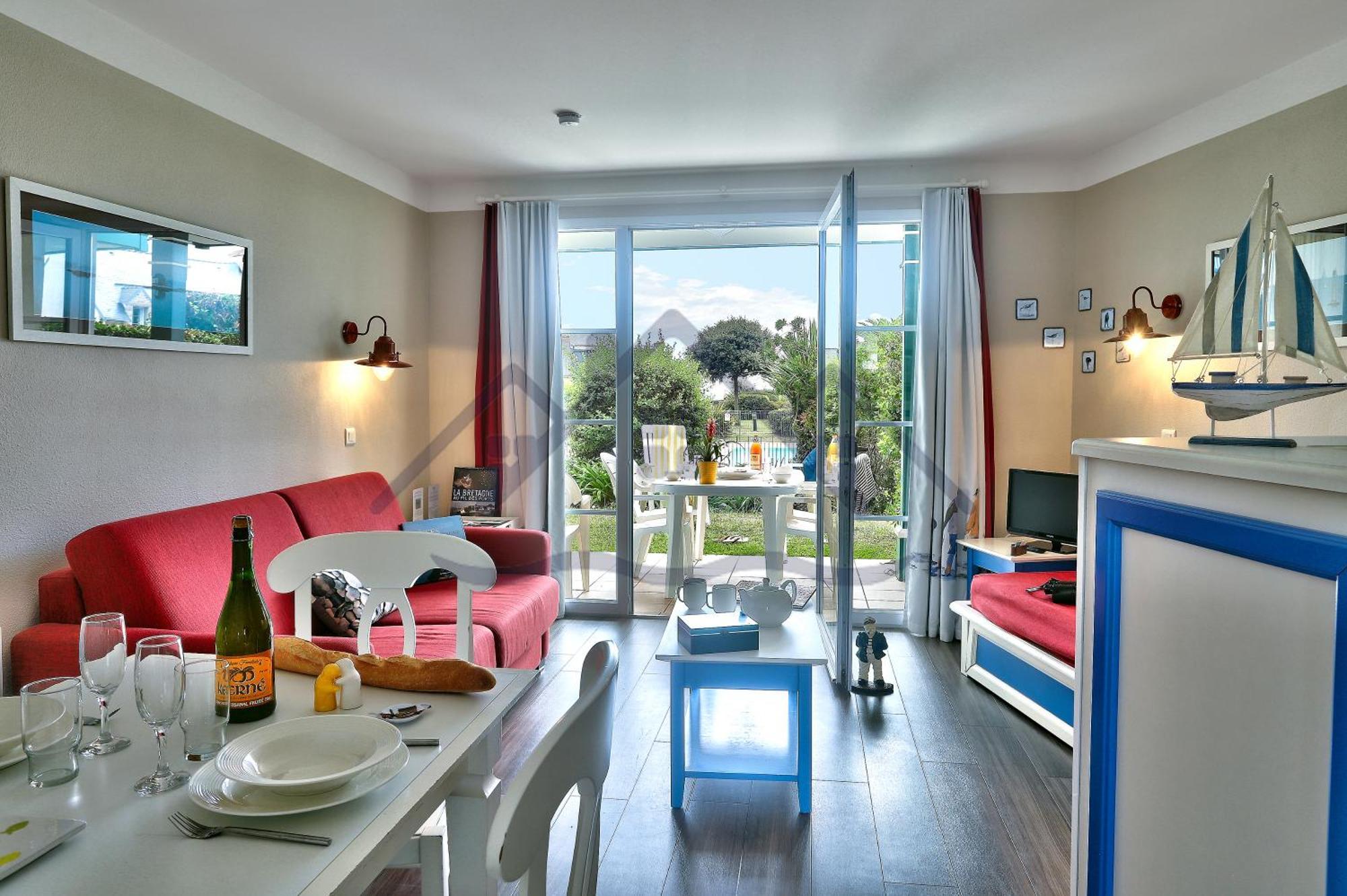 Localise - A06 - Entierement De Plain-Pied Avec Petite Vue Mer - Donnant Sur La Piscine Et Le Jardin - Wifi Inclus - Draps Inclus - Guilvinec Dış mekan fotoğraf
