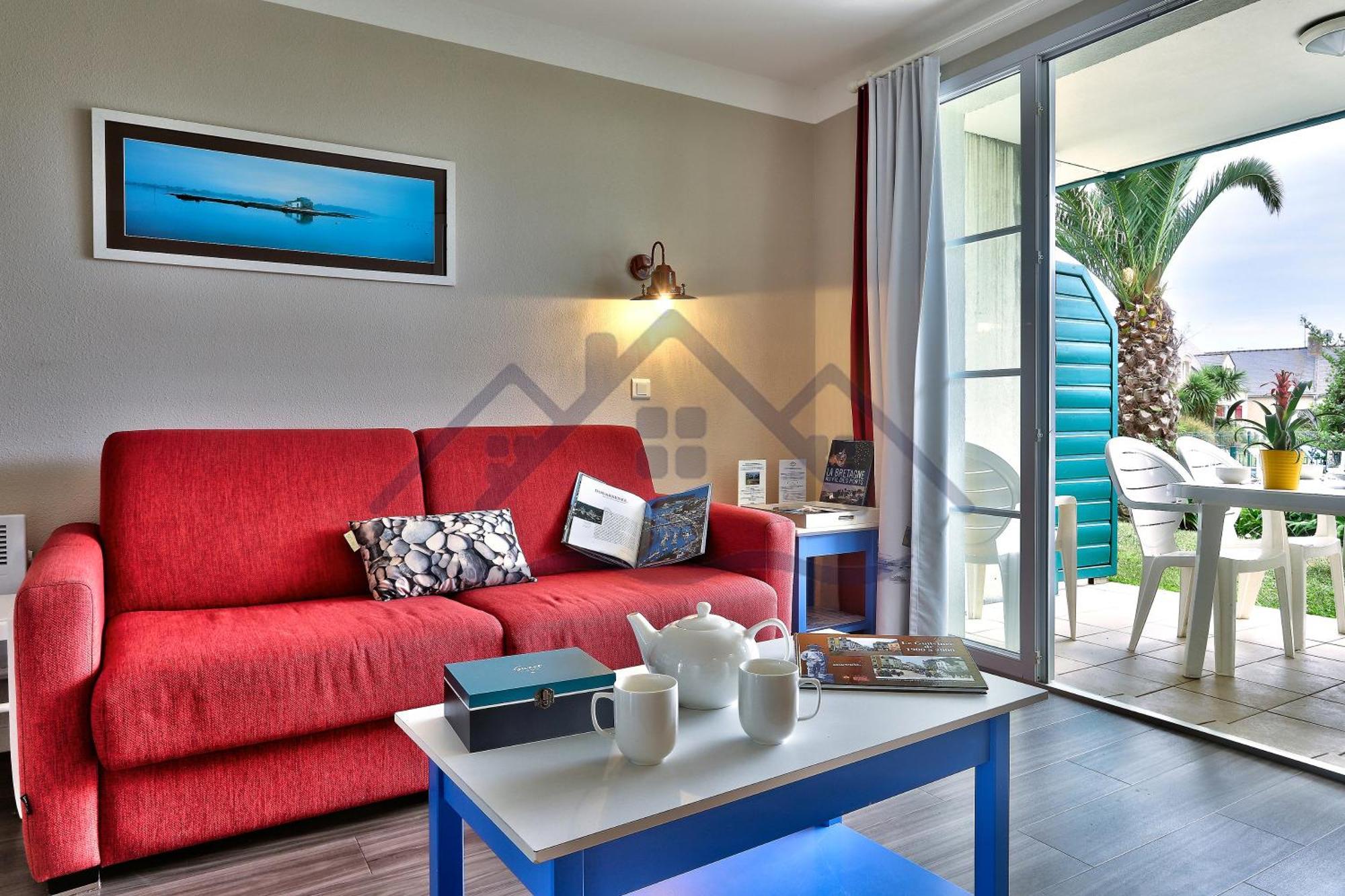 Localise - A06 - Entierement De Plain-Pied Avec Petite Vue Mer - Donnant Sur La Piscine Et Le Jardin - Wifi Inclus - Draps Inclus - Guilvinec Dış mekan fotoğraf