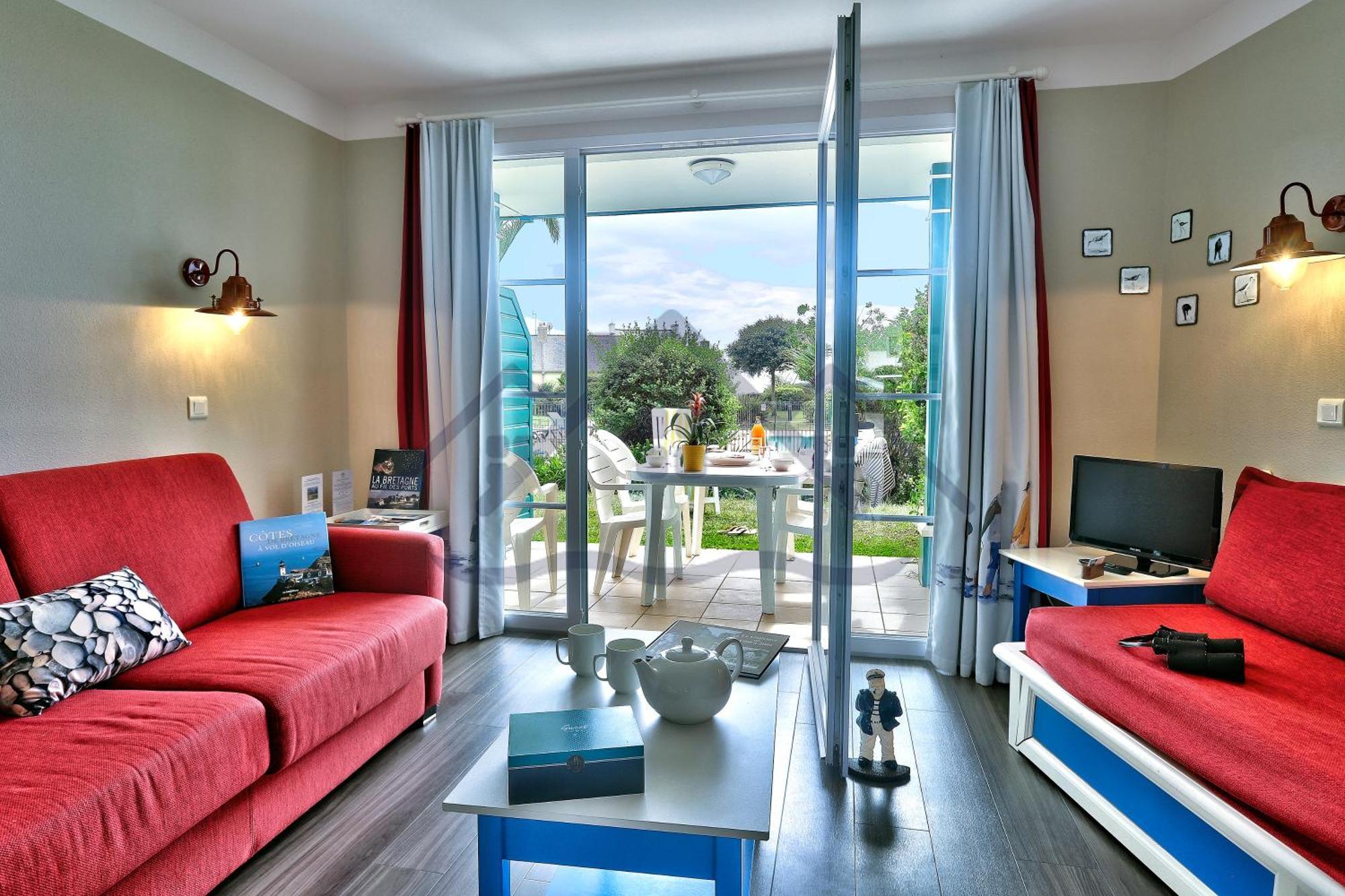 Localise - A06 - Entierement De Plain-Pied Avec Petite Vue Mer - Donnant Sur La Piscine Et Le Jardin - Wifi Inclus - Draps Inclus - Guilvinec Dış mekan fotoğraf